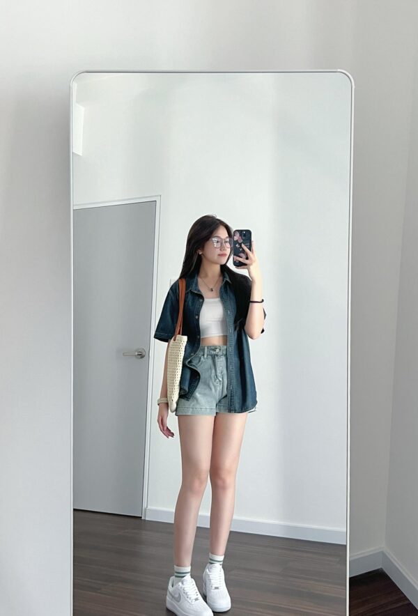 Casual Jean 百搭牛仔短裤 - 图片 4